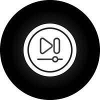 Video Next Track Button Vector Icon