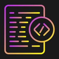 Document Metadata Vector Icon