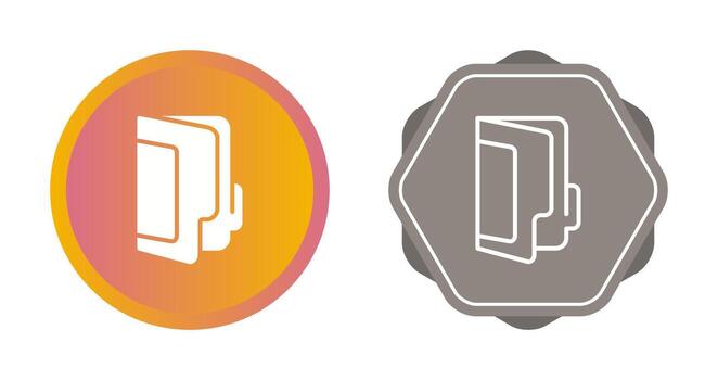 icono de vector de carpeta