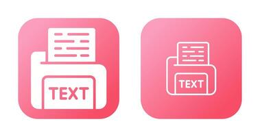 Text File Vector Icon