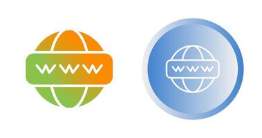 World Wide Web Vector Icon