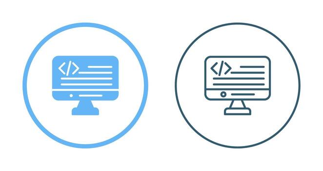 icono de vector de lenguaje de programación