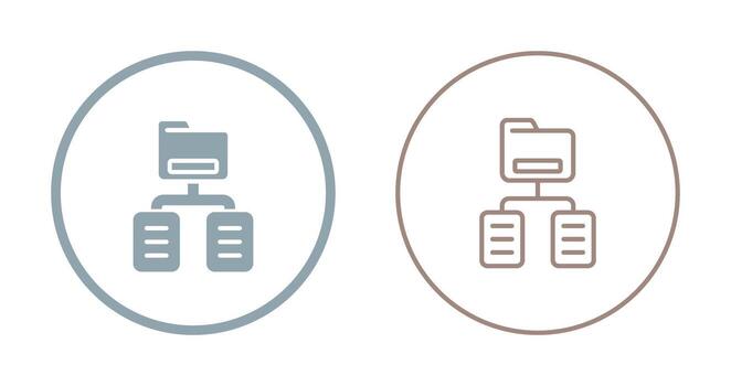 documento clasificación vector icono