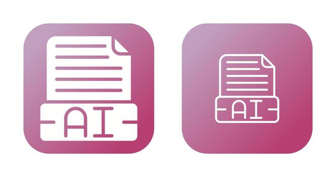 documento formato vector icono