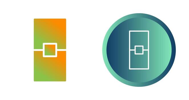 rectángulo vector icono
