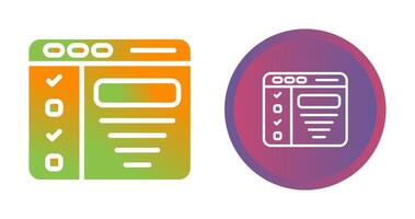 Design Brief Vector Icon
