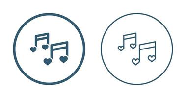 Romantic music Vector Icon