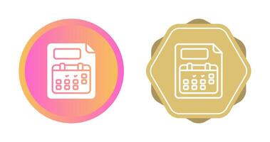 Planner Vector Icon