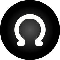 Omega Vector Icon