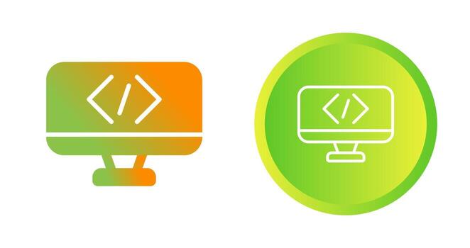 Coding Vector Icon