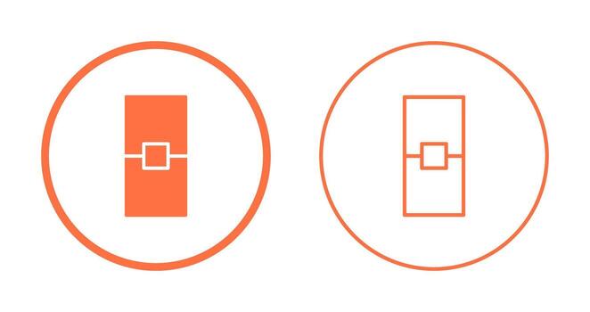rectángulo vector icono