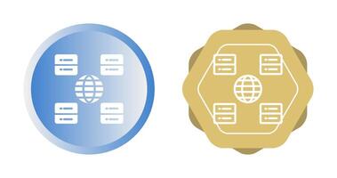 Content Delivery Network Vector Icon