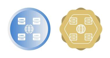 Content Delivery Network Vector Icon