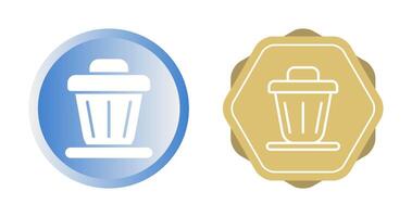 Trash bin Vector Icon