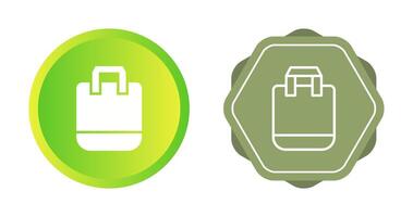 Reusable shopping bag Vector Icon