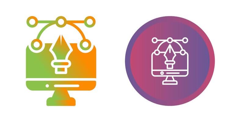 Graphic Design Vector Icon