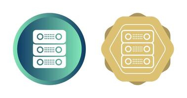 dedicado servidor vector icono