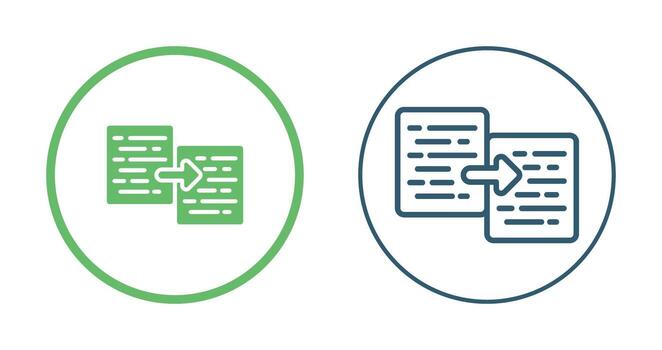 documento Copiar vector icono
