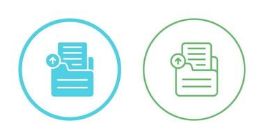 Document Upload Vector Icon