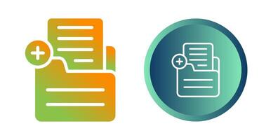 Document Add Vector Icon