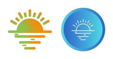 Sunset Vector Icon