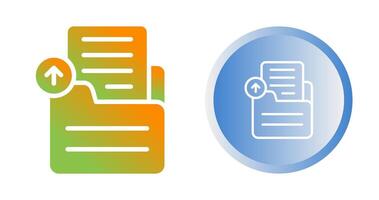 Document Upload Vector Icon