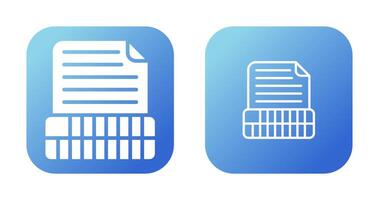 Document Insert Table Vector Icon