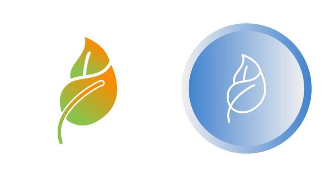 icono de vector de hoja