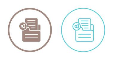 Document Insert Audio Vector Icon