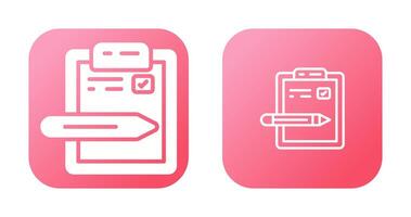 Pen And Paper Vector Icon