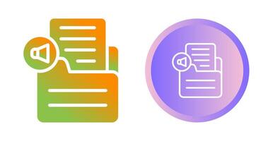 Document Insert Audio Vector Icon