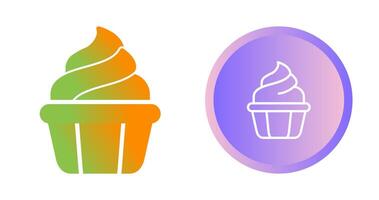 icono de vector de cupcake