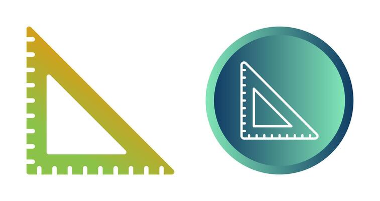 Set Square Vector Icon