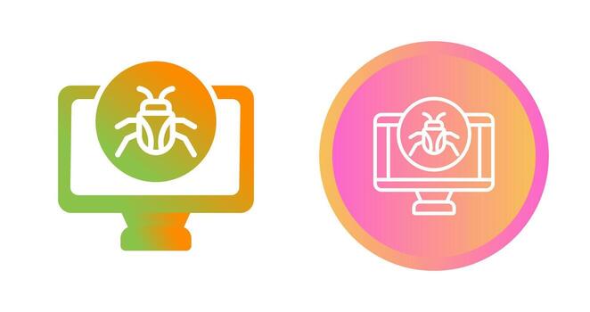 icono de vector de computadora