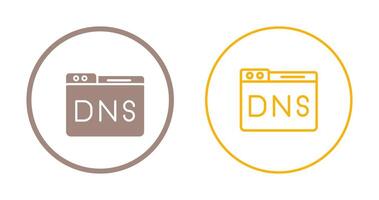 Domain DNS Management Vector Icon