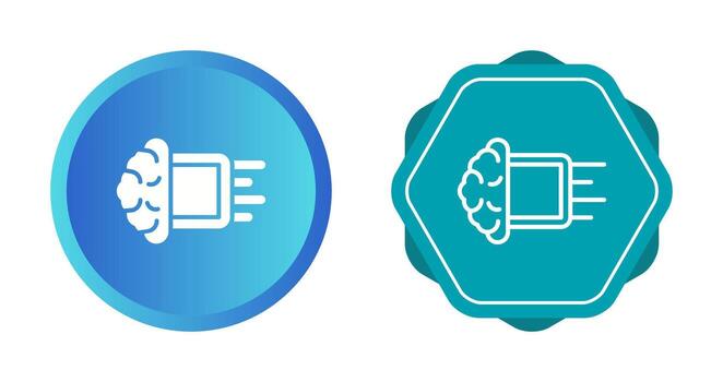 Machine Learning Vector Icon