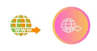 Domain Forwarding Vector Icon