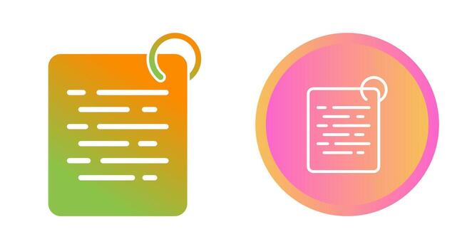 icono de vector de documento