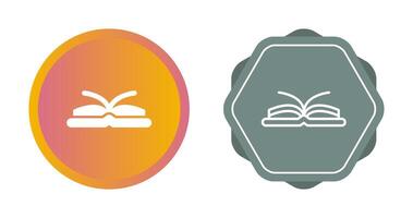 Open Book Vector Icon