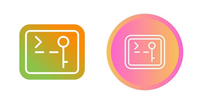 ssh acceso vector icono