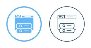 Windows Hosting Vector Icon