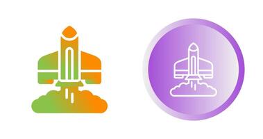 Rocket Launch Vector Icon