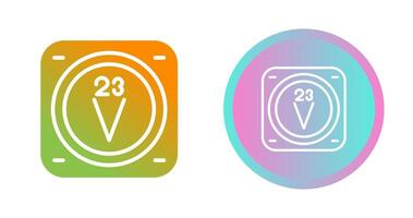 Vanadium Vector Icon