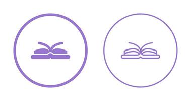 Open Book Vector Icon