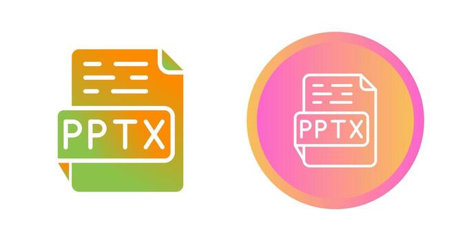 PPTX Vector Icon