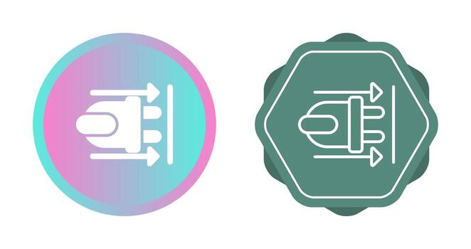 icono de vector de enchufe