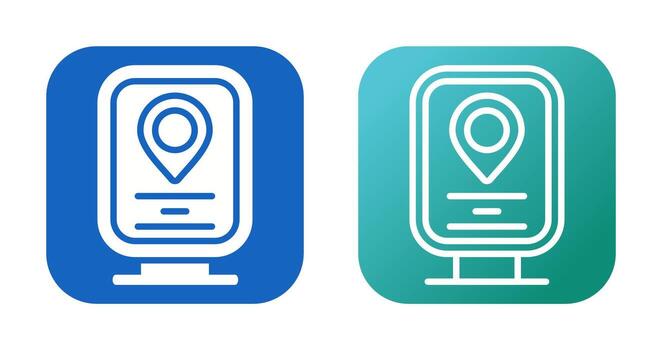 Interactive Display Vector Icon