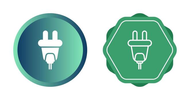 icono de vector de enchufe