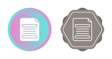 Resume Vector Icon