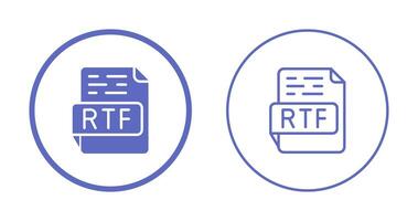 RTF Vector Icon